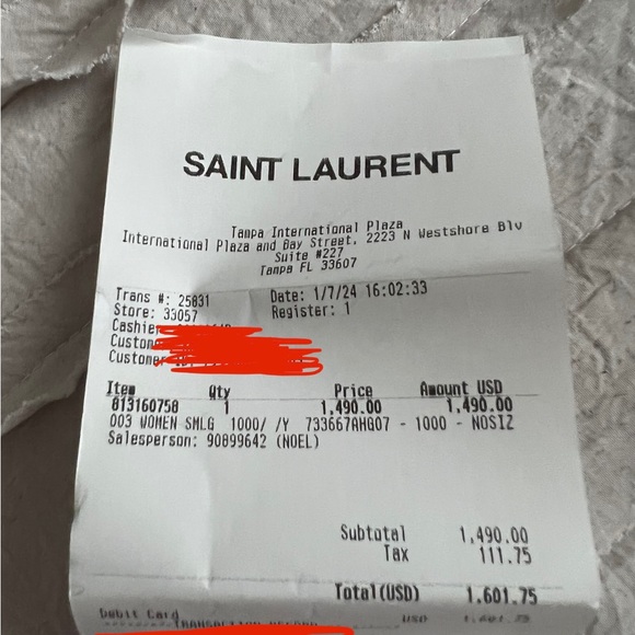 YSL pouch purse - Picture 6 of 6